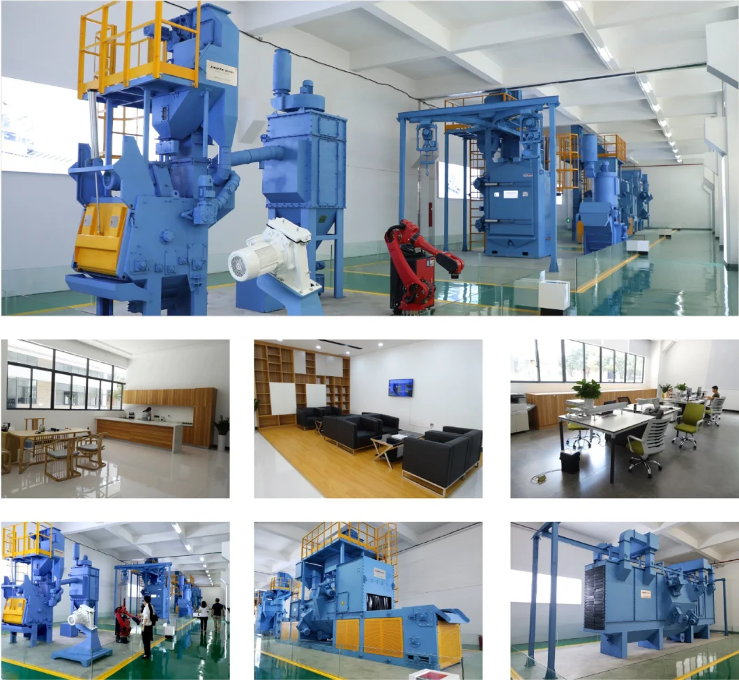 Meihui Low Energy Consumption High Working Efficiency Passage Sand Blasting Machine