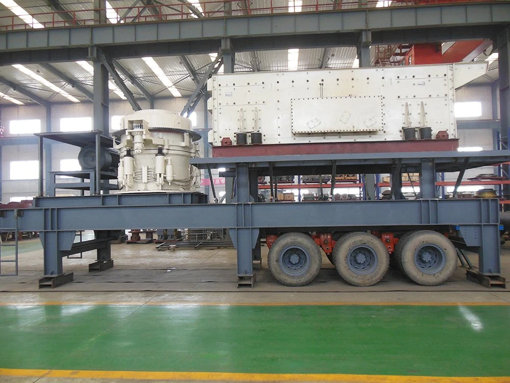 Mining Equipment Crushing Screening Crusher Plant Wheel Mounted Mobile