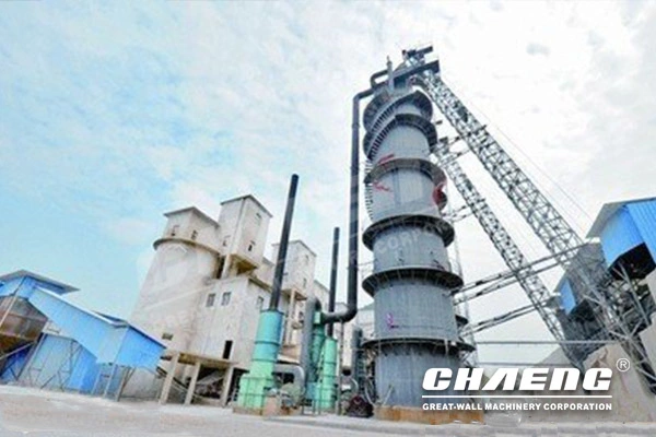 Low Cost Vertical Shaft Lime Kiln for Limestone Production Line