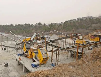 Fábrica de trituração de areia estacionária de fabricação profissional da China para venda