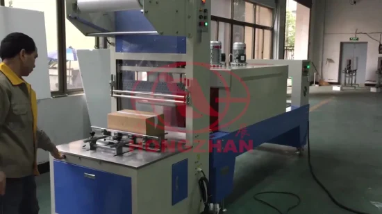 2019 Zhejiang Hongzhan Venda imperdível Máquina de embalagem semiautomática de alta qualidade e encolhimento