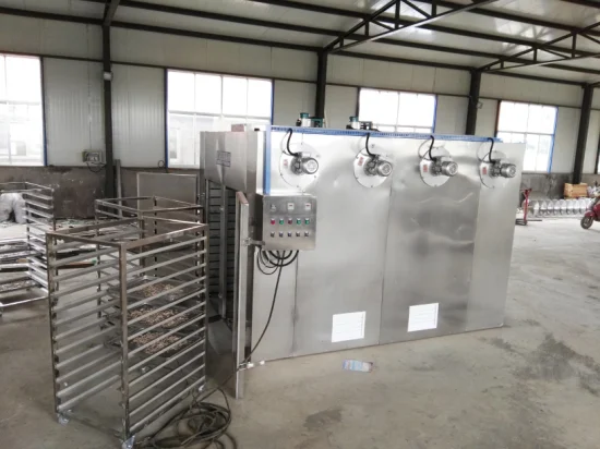 Máquina de secagem de alimentos de aço inoxidável de ar quente da China
