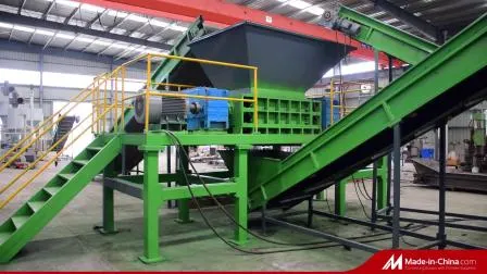 Fábrica de equipamentos de reciclagem de pneus para sistema de trituração de pneus para caminhões de lixo 2019 na Europa