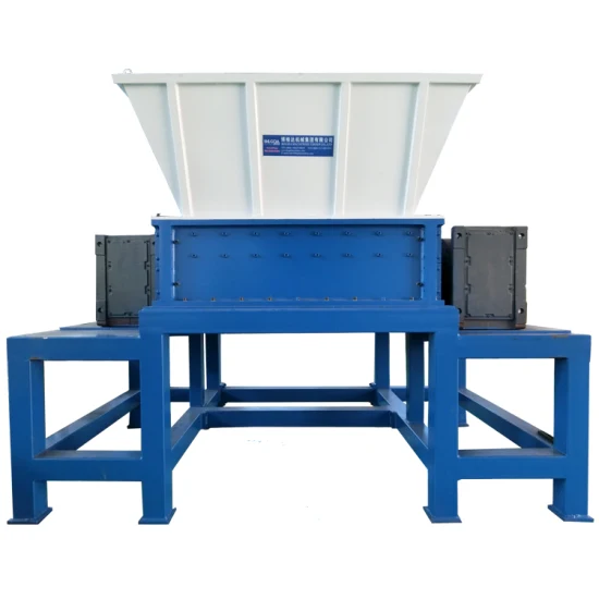 Máquina de trituração de papelão de eixo duplo para reciclagem de resíduos industriais Bogda