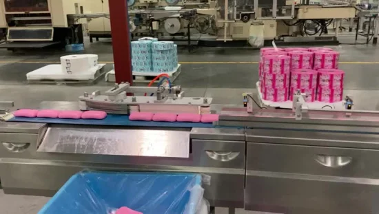 Barra de sabão Biscoitos Biscoitos Bolo Pão Cupcake Envoltório de fluxo automático Embalagem Equipamento de embalagem