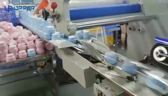Equipamento de embalagem de frutas e vegetais para distribuição em supermercados Máquina de embalagem de filme plástico independente de repolho bebê