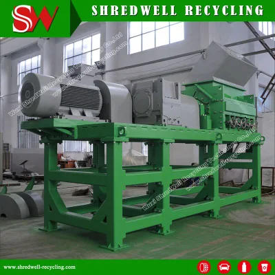 Equipamento Automático de Reciclagem de Sucata/Resíduos/Pneus Usados ​​para Trituração de Palha de Borracha